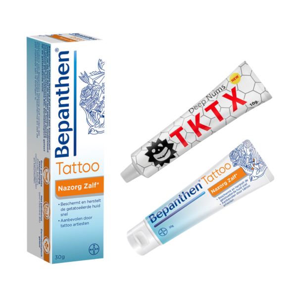 Bepanthen x TKTX Wit / White 40% — Numb & Care Bundel