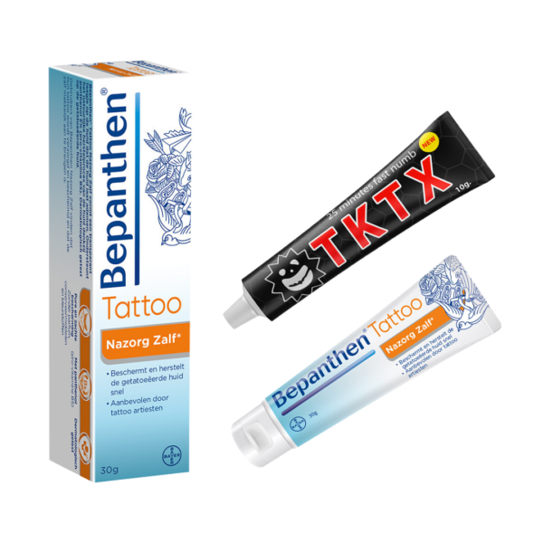 Bepanthen x TKTX Zwart / Black 40% — Numb & Care Bundel