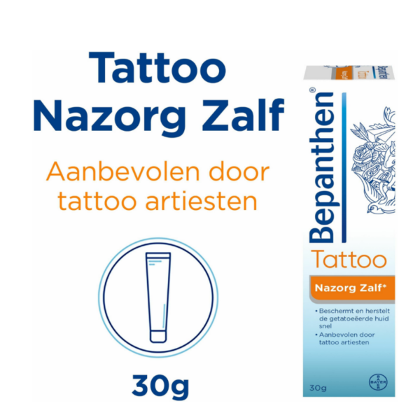 Bepanthen Tattoo Nazorg Zalf — 100g - Afbeelding 2